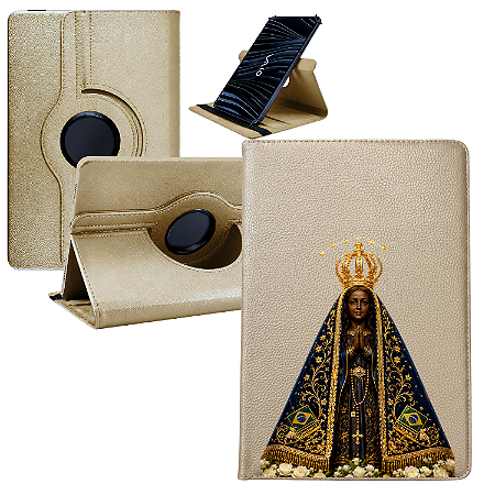 Capa Personalizado Giratória Premium p/ Tablet Vaio Tl10 10.4 Nossa Senhora - Anti Risco