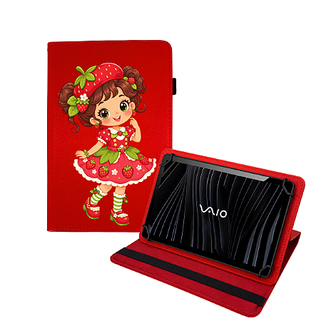 Capa Giratória Anti Queda Personalizada Infantil Menina p/ Tablet VAIO TL10 10.4
