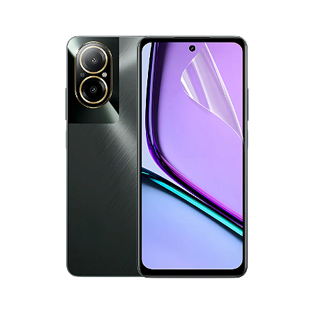 Película Hidrogel Proteção Anti Impacto p/ Smartphone Celular Realme C67
