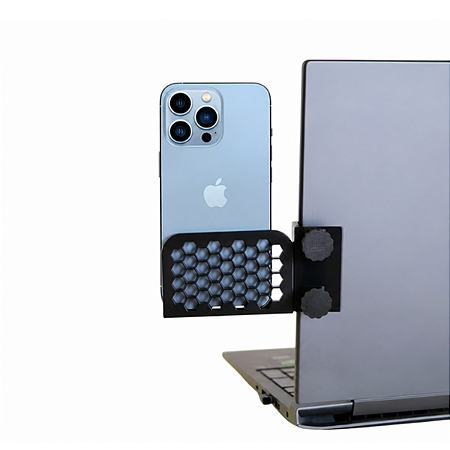 Suporte de Celular para Monitor Lateral Notebook Ajustável Computador Universal
