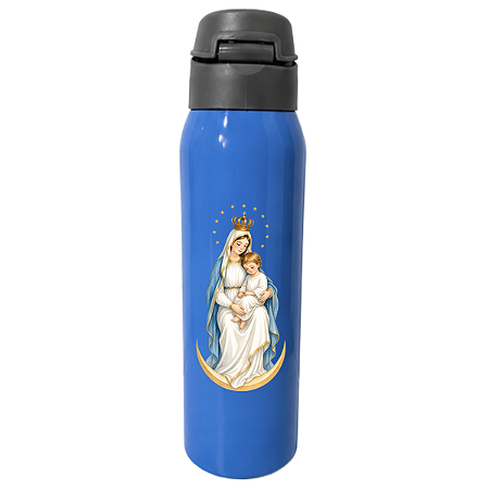 Garrafa Térmica Transportável Nossa Senhora Personalizada
