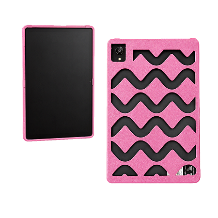 Capinha Capa  rosa para tablet vaio tl10 10.4 Respirável Durável Ondas