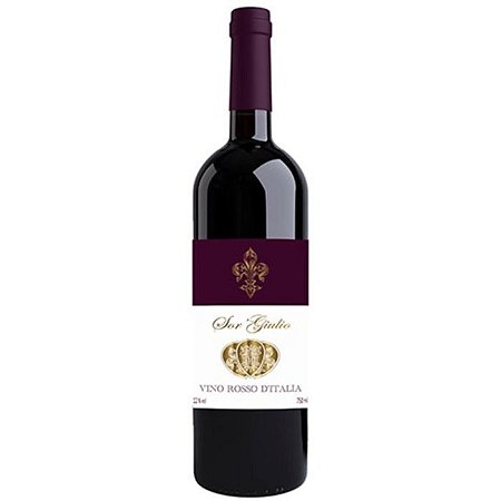 VINHO TINTO ROSSO  SOR GIULIO 750 ML