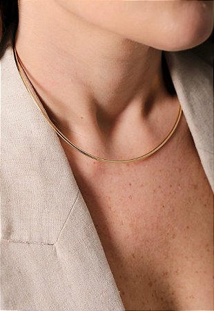 Chocker Aro Laila Ouro 18k