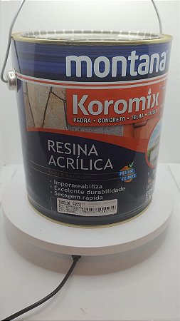 Resina Acrílica - Koromix - Incolor Fosco - 3,6L