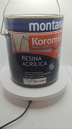 Resina Acrílica - Koromix - Incolor Brilhante - 3,6L