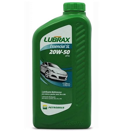 LUBRAX ESSENCIAL SL 20W50 ALC./GAS. 24X1L