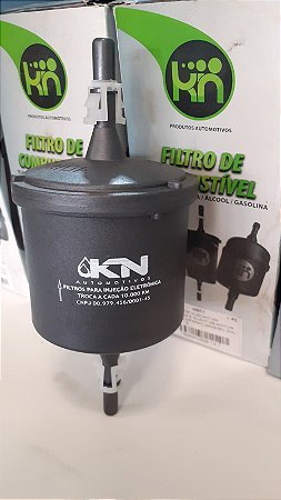 Filtro de combustível VW/Injeção eletrônica álcool/gasolina Santana e Quantum Motor AP 1.8 2.0 Parati, Saveiro, Gol AP