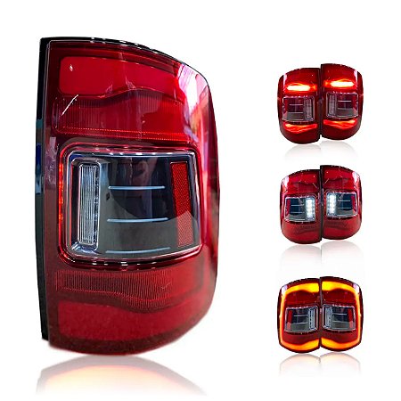 Lanterna Oled vermelha para Dodge Ram 2010 a 2012 modelo 2022
