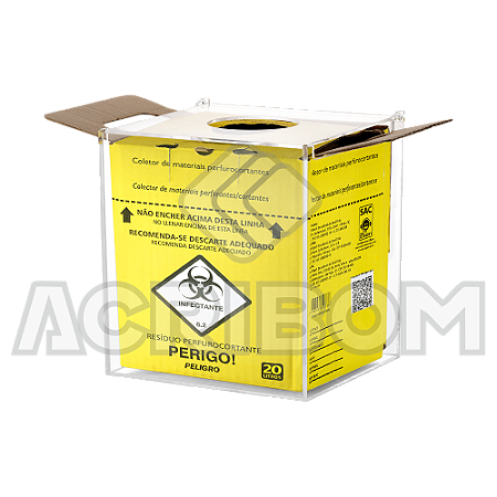 Suporte Para Descarpack 20 Litros em Acrílico Transparente