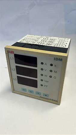 Multimedidor de Grandezas Trifásico - ABB IDM96 - 96x96 - RS-485