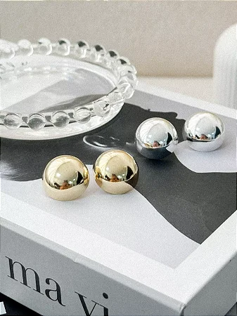 Brinco Amêndoa Dourado