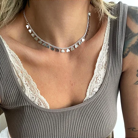 Choker Corações