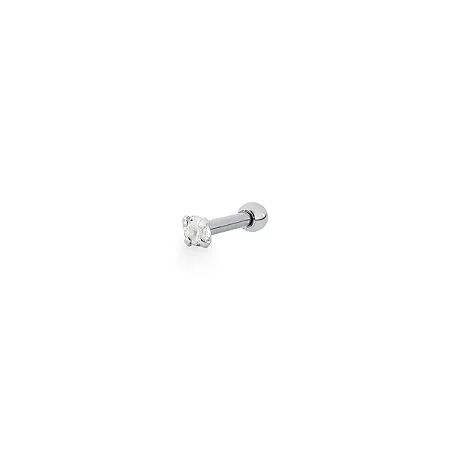 Piercing de Prata Ponto de Luz 2mm