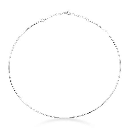 Colar de Prata Choker Rígida