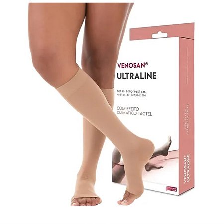 Meia Venosan Ultraline 4000 COMP. 20-30 AD G Pé Aberto