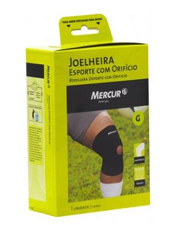 Joelheira Esporte com Orifício P Mercur