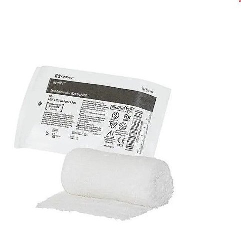 Rolo de Gaze Antimicrobiana Kerlix AMD com PHMB - 11,4cm x 3,7m
