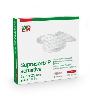 SUPRASORB P HEEL - ESPUMA DE SILICONE 23.5x25 CM - 01 UNIDADE
