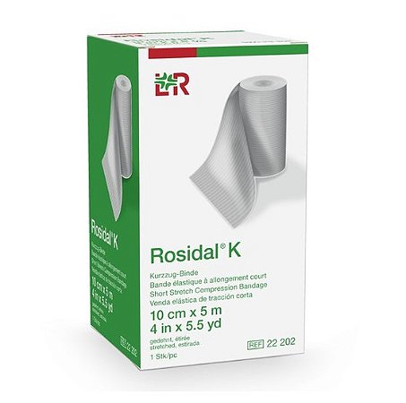 Rosidal K-Bandagem de Curto Estiramento e Alta Compressão 8CM X5CM