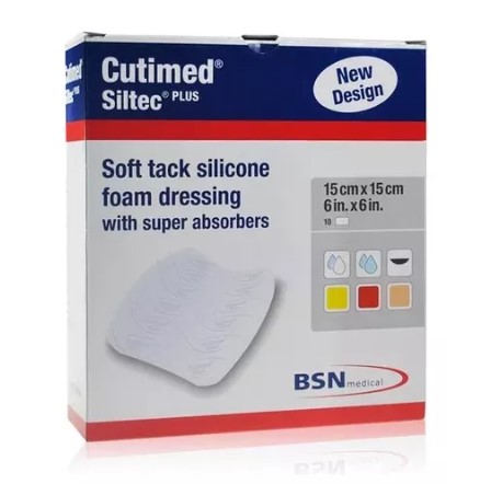 Espuma Cutimed Siltec B 15X15CM (1 unidade)
