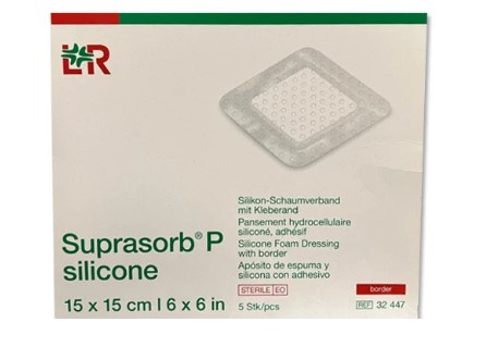 SUPRASORB P BORDER LITE - ESPUMA DE SILICONE 15x15 - 01 UNIDADE