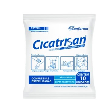 COMP.GAZE EST.NAO ADERENTE CICATRISAN