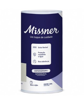 Esparadeapo Branco Impermeável 10 x  4,5m  MISSNER