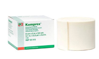 KOMPREX - ROLO ESPUMA BORRACHA P/ACOLCHOAMENTO 8CM X 2M X 0,5 CM
