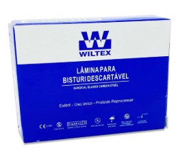 LAMINA BISTURI N15 CX C/100 WILTEX