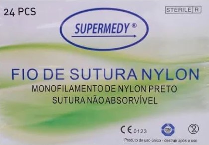 FIO NYLON 4-0 45CM AG.3/8CIRC 3,0CM NY44CT30 C/24.