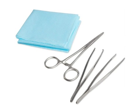 Kit Curativo Estéril Metálico Descartável KOLPLAST