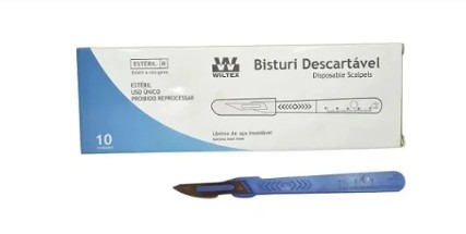 BISTURI DESCARTAVEL N11 CX C/10 WILTEX