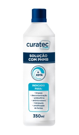 CURATEC SOLUÇÃO COM PHMB E EDTA 350ML