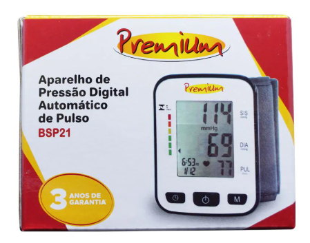 MONITOR DIGITAL DE PRESSÃO DE PULSO - PREMIUM BSP21