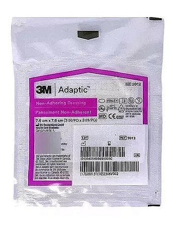 CURAT COMPR.RAYON C/PETROLAT 7,6 x 07,60 ADAPTIC 3M