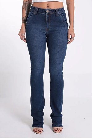 Calça Jeans Flare Bolso Faca Feminino Revanche