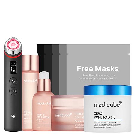 Medicube - KIT Glow-Up Full Facial Set [Korean Glow Maker] - desconto por tempo LIMITADO