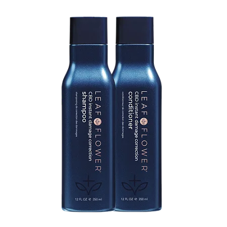Leaf & Flower - Duo Shampoo e Condicionador Instant Damage Correction - 350ml