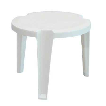 Mesa de Apoio D45x38 cm com 03 pés - Branco