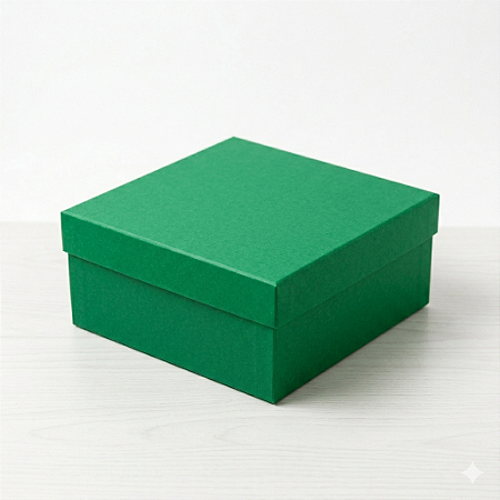 Caixa Cartonada 20x20x7 Verde Brasil