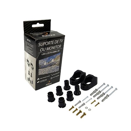 Suporte Para Tv Fixo Universal, até 60", com parafusos, Reliza - 000100