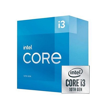 Processador Intel Core I3 10105, 3.70 GHz, 10ª Geração, LGA 1200, Box