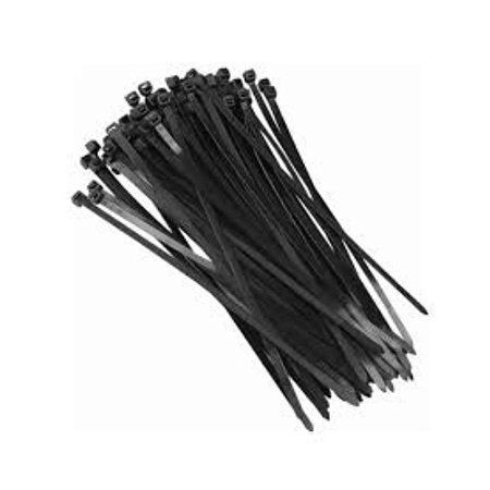 Fita Braçadeira Nylon 2,5 X 100mm Preta com 100 unidades