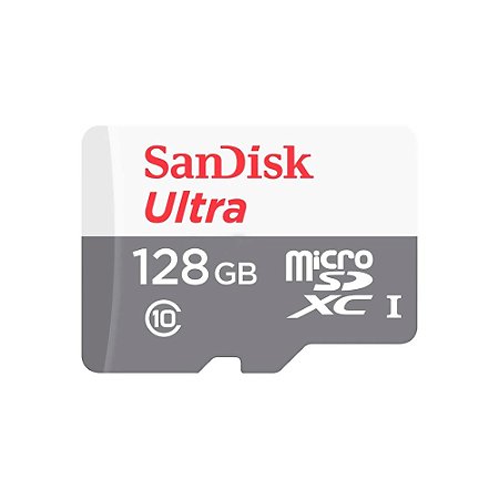 Cartão de Memória Micro SD SanDisk Ultra 128GB Classe 10