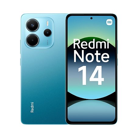 Celular Xiaomi Redmi Note 14 8GB de RAM / 256GB / Tela 6.67" / Dual Sim LTE - Ocean Azul