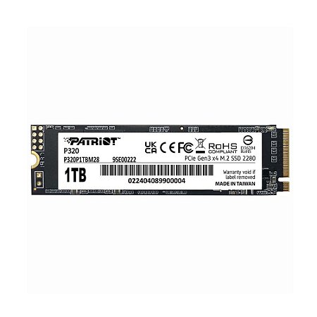 SSD Patriot M.2 1TB P320 NVMe