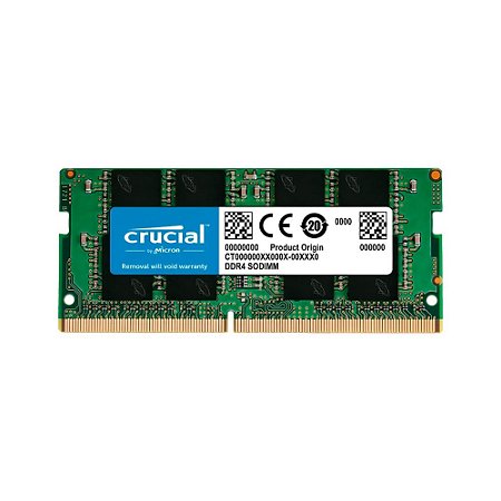 Memória RAM para Notebook Crucial DDR4 16GB 3200MHz