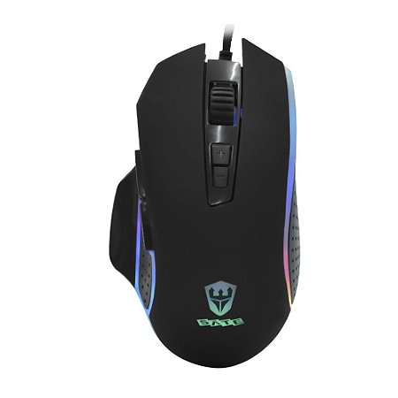 Mouse Gamer Satellite A-565 USB, RGB, 7200DPI - Preto