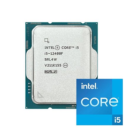 Processador Intel Core i5 12400F Socket LGA 1700, 2.50GHz OEM